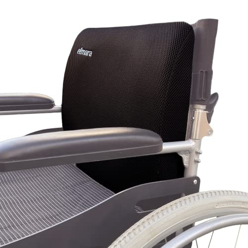 Wheelchair Lumbar Support Pillow for Back Pain – Wheelchair Accessories for  Adults – Wheelchair Cushions for Pressure Relief – Back Support Wheelchair  Seat Cushions – Gifts for Wheelchair User (Black)