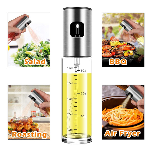 Oil Mister for Air Fryer 1 Pack, Olive Oil Sprayer for Air Fryer, Food