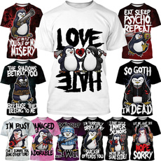 penguintshirt, Fashion, printed, Sleeve
