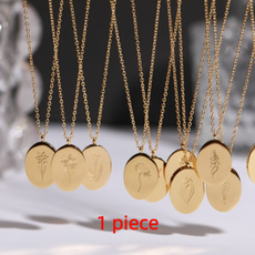 goldplated, Fashion, gold, 18kgoldnecklace