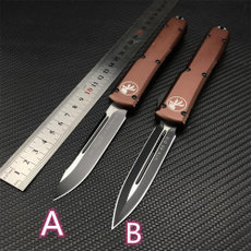 Marrón, pocketknife, Exterior, switchbladeknife