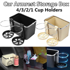 Box, storagerack, armreststoragebox, Cup