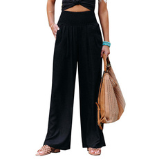 Summer, trousers, high waist, pantsforwomen