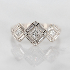 Sterling, DIAMOND, sterling silver, promise rings