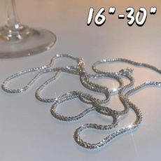 shinynecklace, Sterling, Chain Necklace, necklaces for men