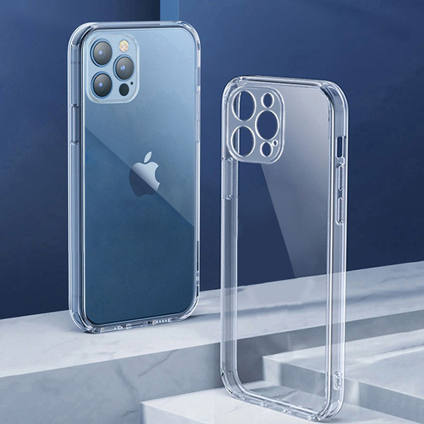 Cheap Clear Case for iPhone 13 Pro Max 14 Pro 14 Max XR 7Plus 6Plus 6s Plus  Soft TPU Silicone Bumper for iPhone 12 mini 12 Pro Max Clear Back Cover