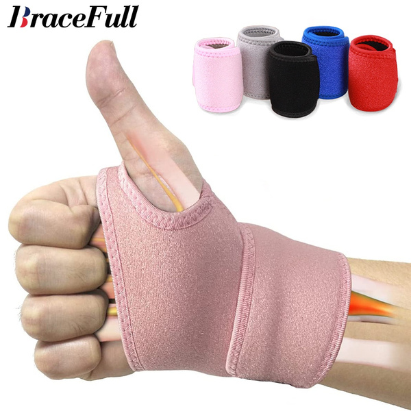 1Pair Wrist Brace for Carpal Tunnel, Comfortable and Adjustable Wrist