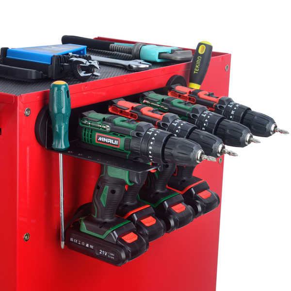 Power Drill Drivers Organizer,Magnetic Drill Holder,Garage Magnetic ...