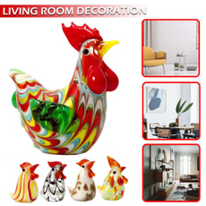 decoration, roostercraft, minichickenstatue, Animal