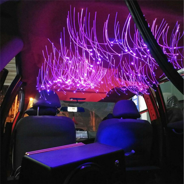 12V Multi Color RGB Fiber Optic Star Light kit Car Limo Headliner