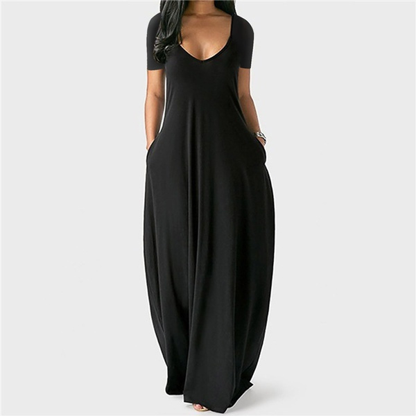 Backless maxi hot sale dress casual