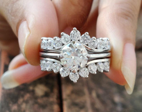 Sterling, Fashion, Diamond Ring, Engagement