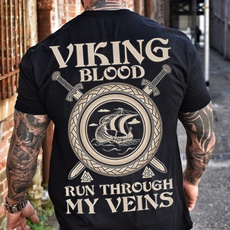 viking, Short Sleeve T-Shirt, Shirt, blacktshirt