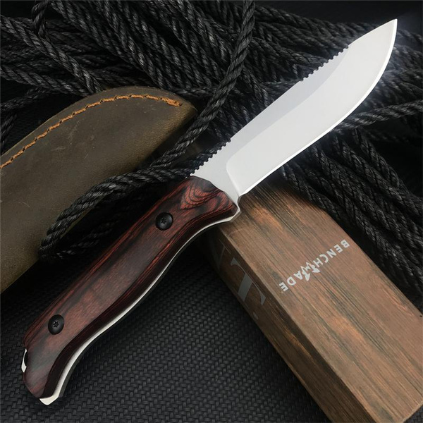 New Benchmade 15002 Fixed Blade Knife Hunter Knife S30V Drop Point