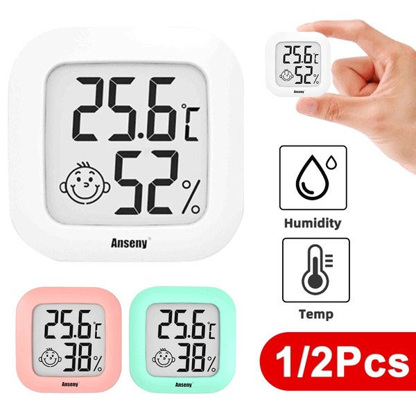 Mini Digital Weather Thermometer Hygrometer Humidity Meter Home