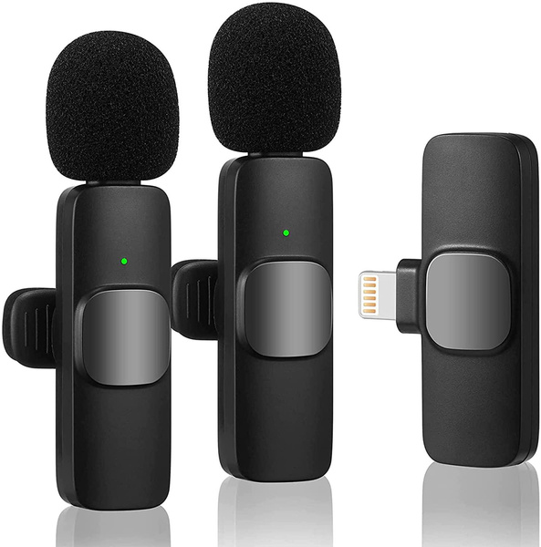 Professional Wireless Lavalier Lapel Microphone- Cordless