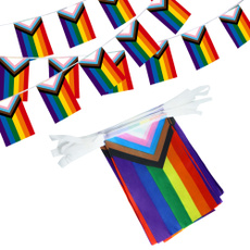 decoration, rainbow, bannersforrainbowtransgenderlgbt, lgbtpridestringflag