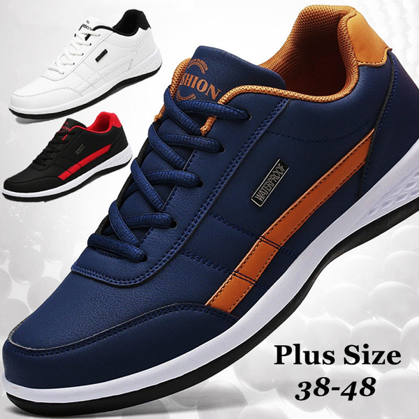 Men's Orange Casual Sneakers