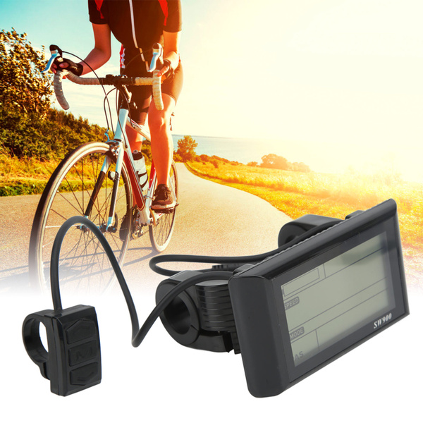 Electric Bike Speed Meter SW900 LCD Display Speed Control Meter EBike