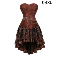 Goth, corseteveningdresse, Dress, Steampunk