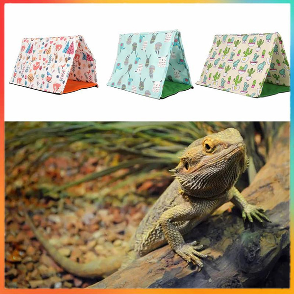 Reptile Sleeping Bed Bearded Dragon Tent Hide Shelter For Lizard Bearded Dragon Leopard Gecko Wish