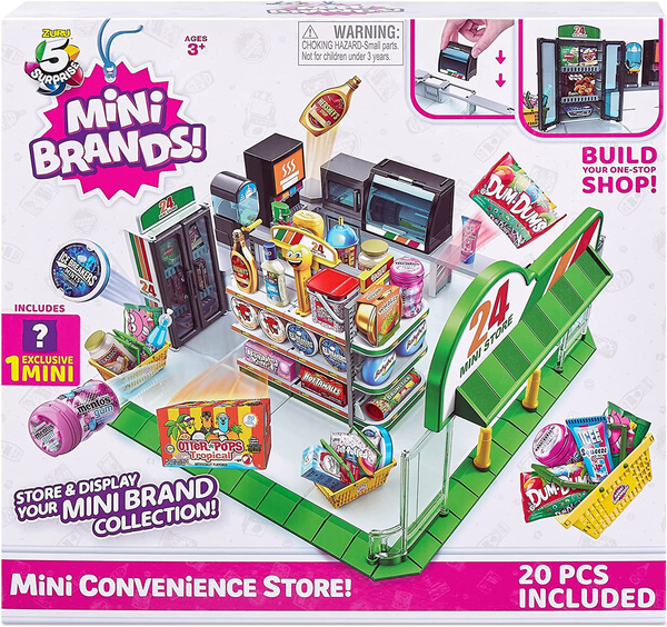 Mini Brands Mini Convenience Store Playset with 1 Exclusive Mini
