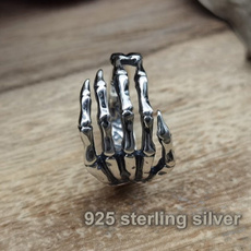 Sterling, ringsformen, Goth, Fashion