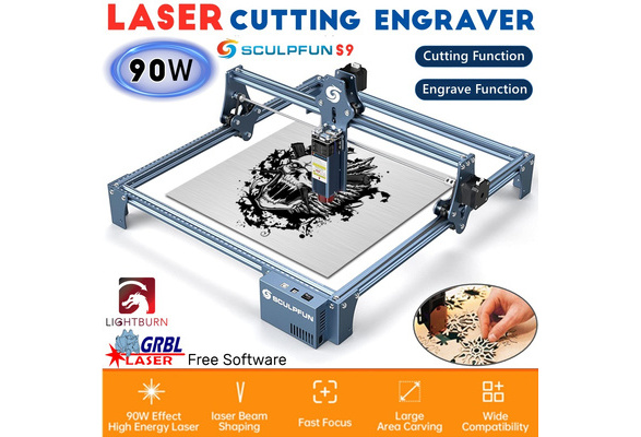 SCULPFUN S9 90W Laser Engraving Cutting Machine Wood Acrylic Laser