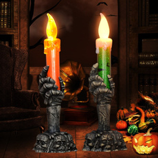 Home & Kitchen, halloweenskullskeletallamp, Decor, Candle Holders & Accessories