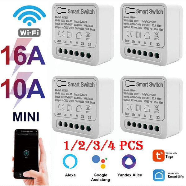 Mini Wifi Smart Switch Concealed Graffiti Dual Control Switch Modifier,