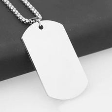 tagnecklace, Jewelry, Aluminum, Army