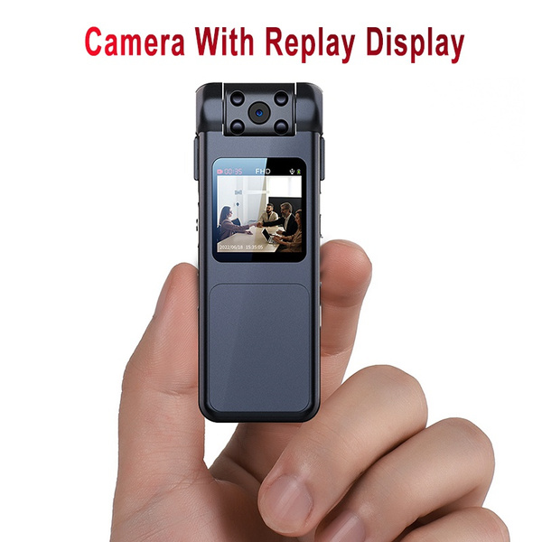 Portable Body Camera With Night Vision - 1080p HD Clip-On Recorder, 180° Rotatable Lens, WiFi, For Cycling, Security