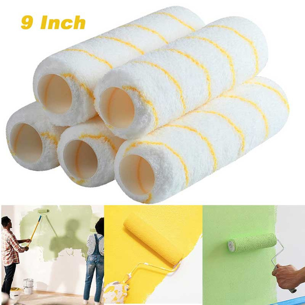 Paint Roller Covers, 2/5Pcs 9" Roller Covers, Covers for Paint Rollers