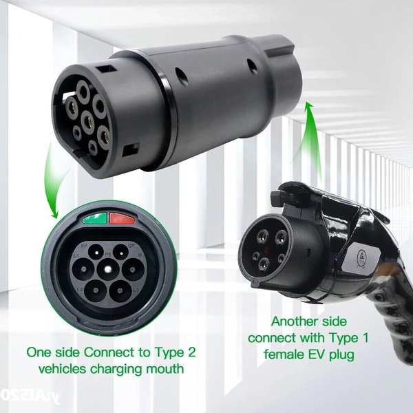 EVSE Adapter 16A 32A Electric Vehicle Car EV Charger Connector Type 1 ...