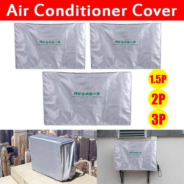 Outdoor Airconditioner Cover, Waterdichte AC-beschermer met 2