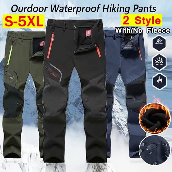 Buy Mens Warm Water Repellent Hiking Trousers SH100 Online  Decathlon