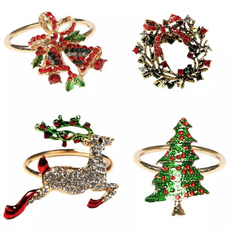 reindeerantler, Home & Kitchen, christmasnapkinring, Jewelry