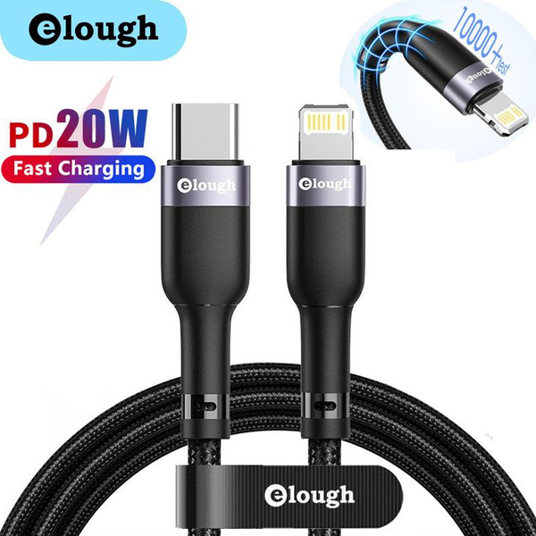 Elough PD 20W USB Type C Cable For iPhone Type C To iOS Fast Charging