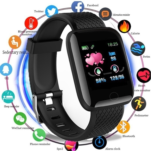 IP67 Waterproof Smart Watch Bluetooth Sport Bracelet Heart Rate Blood  Pressure Sleep Monitor Fitness Tracker Smartband Clock Call SMS Sedentary  Reminder Wristband Multi Sport Pedometer Activity Tracker Smart Wearable  Device for Men