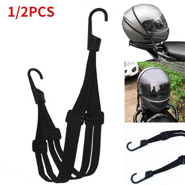 Universal 60cm Motorcycle Luggage Strap Moto Helmet Gears Fixed Elastic ...