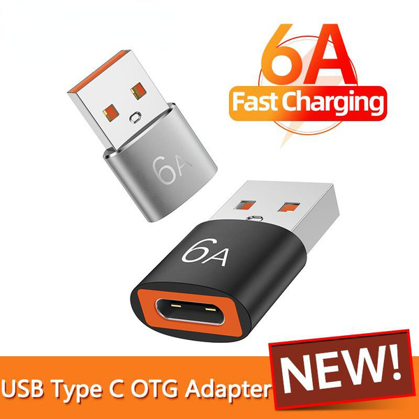 6A OTG USB Type C Female To USB A Male Adapter Converter Type C USB