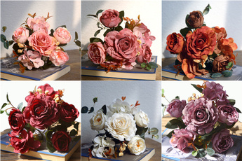 Vintage, Flowers, peony, Bouquet