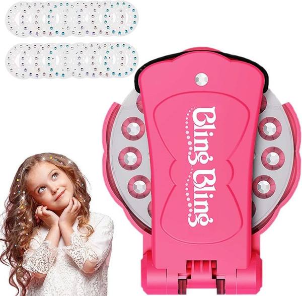 Hair Gem Stamper, Hair Bedazzler Kit With Rhinestones, Quick Hair Gems