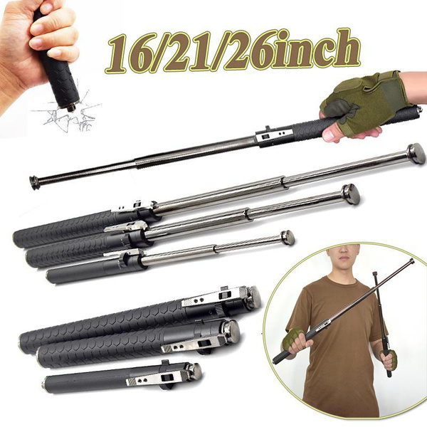 Automatic Spring Telescopic Portable Self-defense Stick Outdoor Crowbar ...