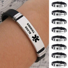 Steel, epilepsybracelet, Jewelry, medicalbracelet