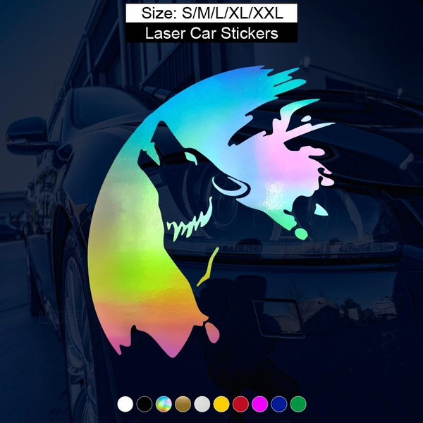 BUY 2 GET 1 FREE, Old Wolf Car Styling Decals Personalized Car Stickers