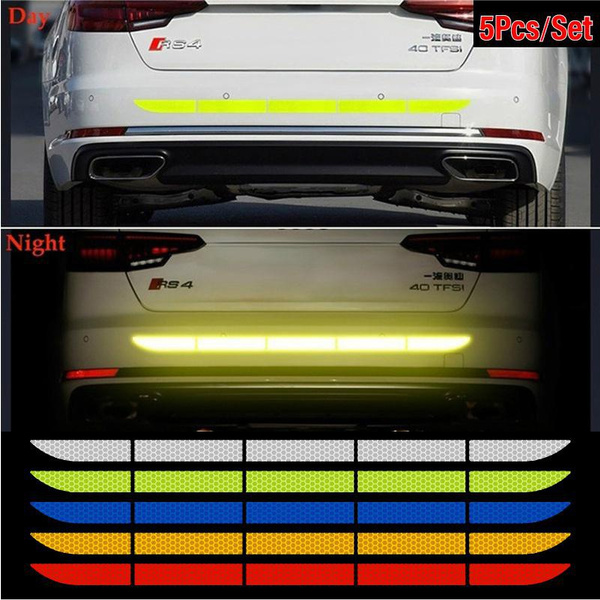 car yellow reflective sticker