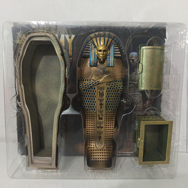 New NECA Universal Monsters The Mummy Casket Pharaoh Coffin Pyramid ...