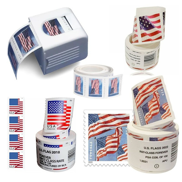 Forever Postage Stamps Star Ribbon First Class Patriotic US Postal Flag