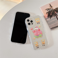 case, cute, iphonecasese, Sponge Bob